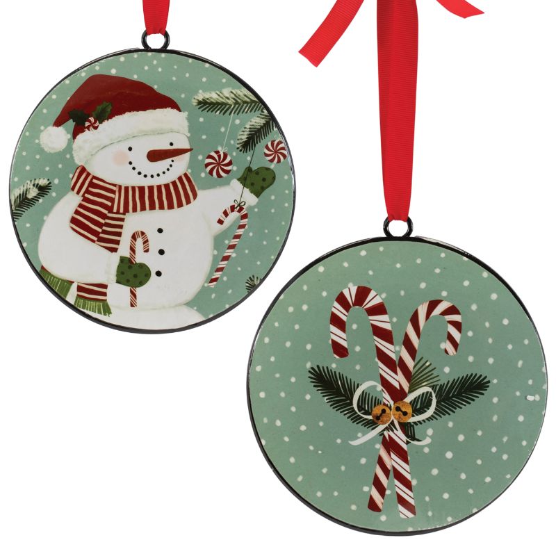 Snowman Peppermints Disc